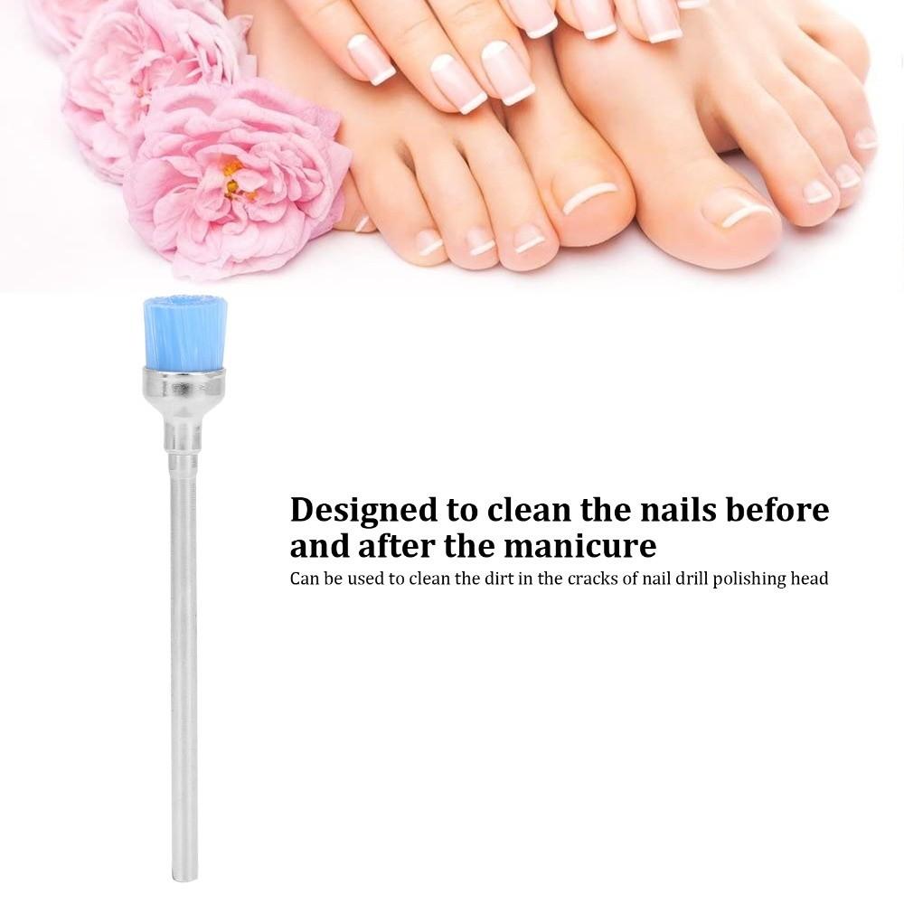 100pcs Easy To Use Nail Dust Brush Cleaner For Manicure Pedicure