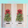 Contemporary Christmas Wreath With Colorful Ornaments For Chic Holiday Decor