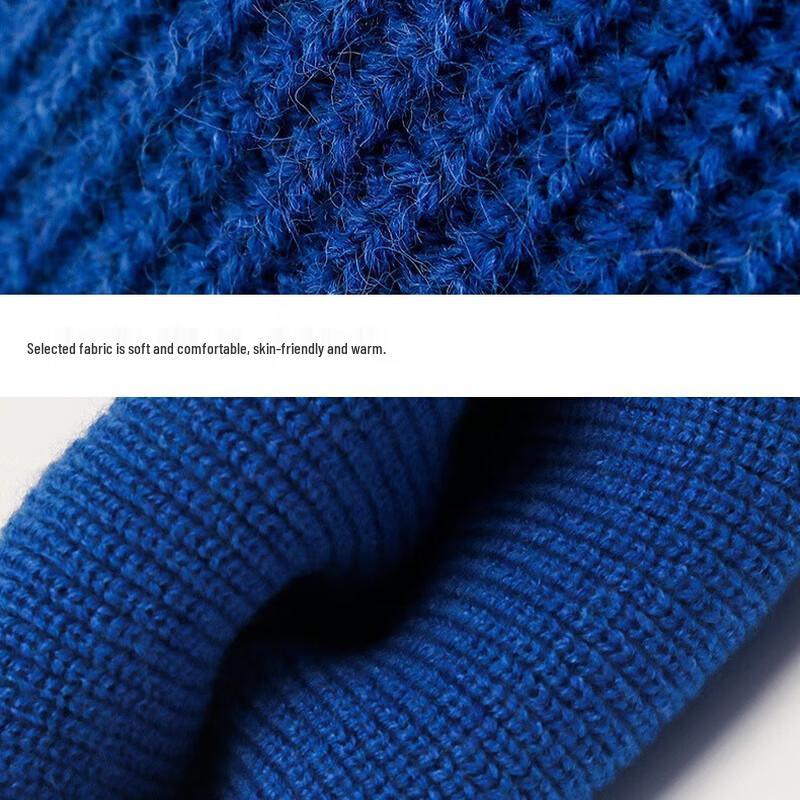 ZHENYUEQI P-Letter Cashmere-Blend Knit Beanie