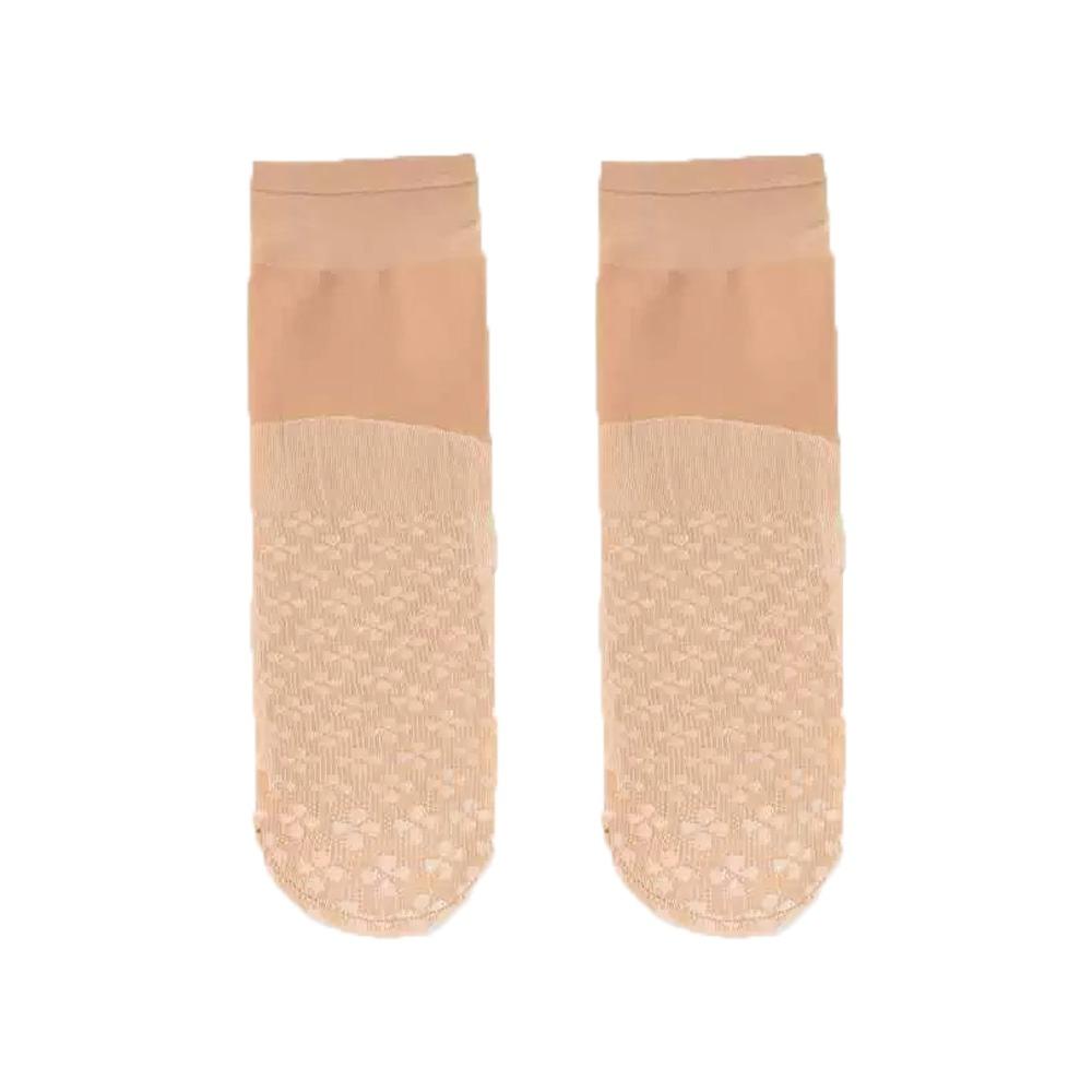 10Pairs Cotton Bottom Crystal Silk Socks Ultra-thin Silk Sheer Ankle Sock Mid-calf Tube Sock Summer