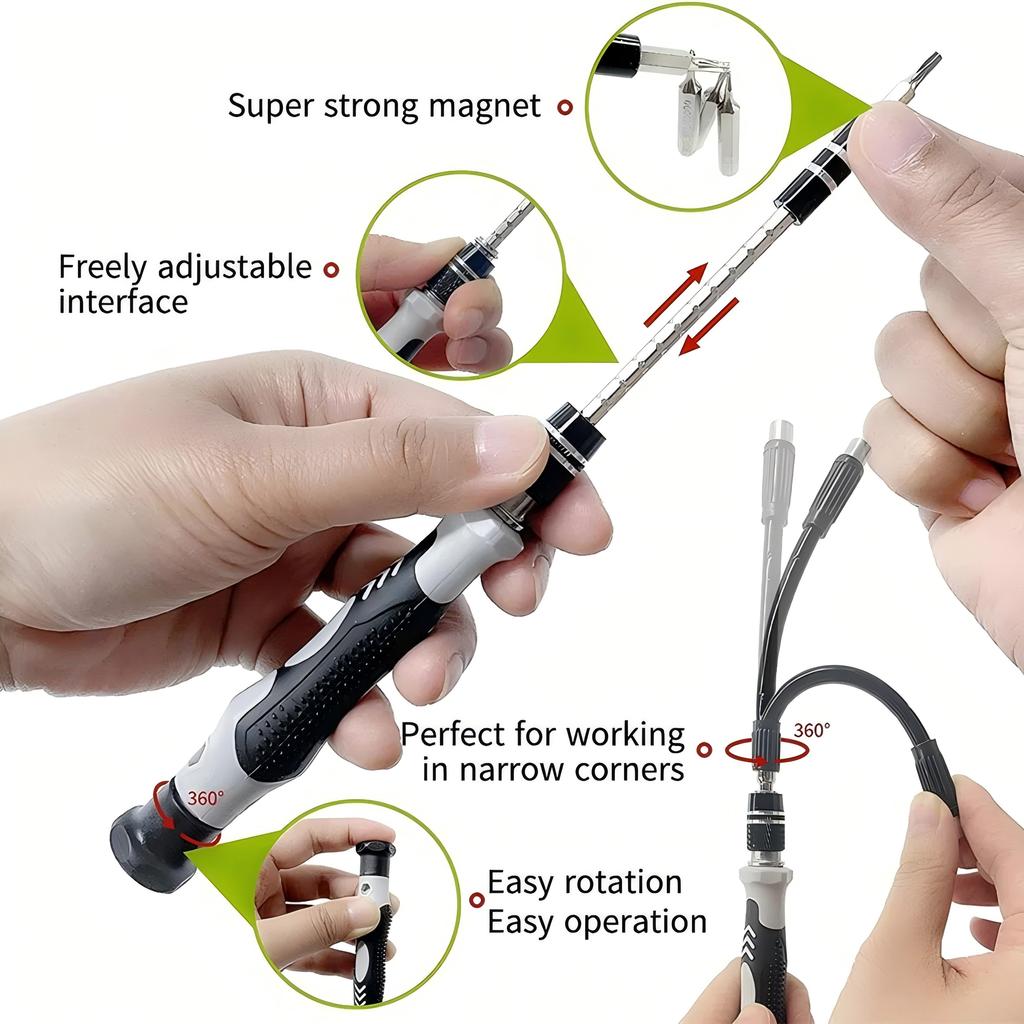 Precision Screwdriver Set 115 In 1 Electronics Magnetic Repair Tool Box,General Household Maintenance Tool Sets, Hand Tool Acces