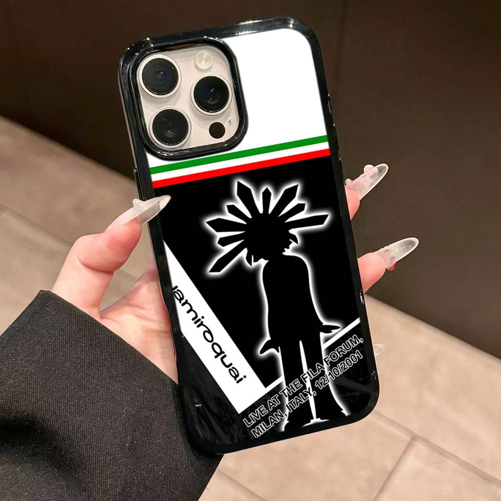 Rock Band J-jamiroquais Phone Case Wireless Charging PC+TPU For IPhone 11 12 13 14 15 16 17 Pro Max Plus Case