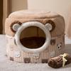 Cat Bed House Soft Plush Kennel Puppy Cushion Small Dogs Cats Nest Winter Warm Sleeping Pet Dog Bed Pet Mat Supplies Cat House