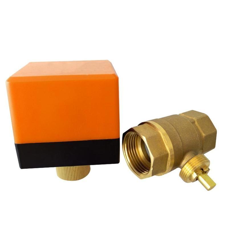 AC220V CR-06 motorized ball valve brass,3//4/" DN20 BSP full bore 2 way