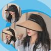 Summer Straw Hat For Women Foldable Wide Large Brim Hat Beach Bowknot UV Hat Chapeau Sun Travel H1D1