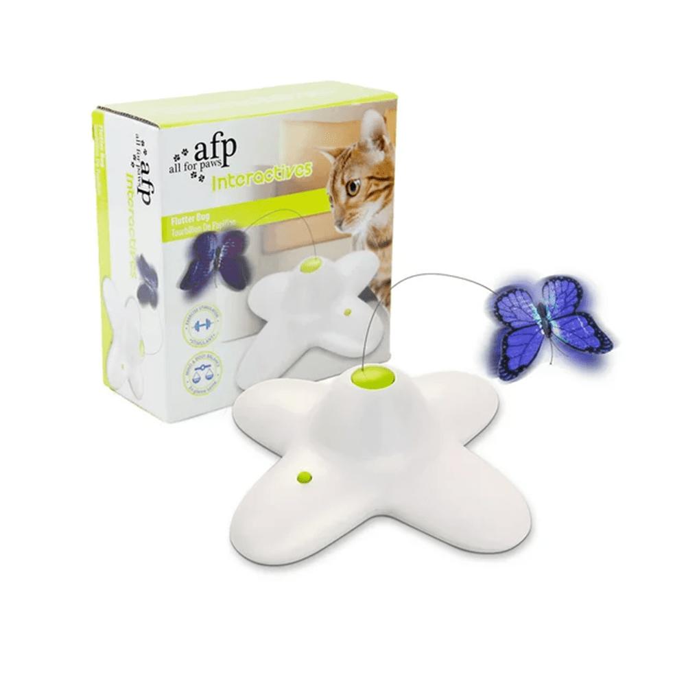 Electronic Toy Interactive Butterfly Automatic Stimulating Toys For Indoor Cats