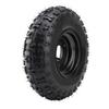 13x5 6 13x5.00 6 Tire 4 Ply Tubeless 3 Stud 6 Inch Rubber Tire with Rim for ATV Quad Off Road Go Kart Golf Cart Mini