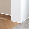 1PC 1/3meters Flexible Quarter Round MoldingCaulk Strip for Wall Edge Floor Corner,Bendable Self-Adhesive Baseboard Trim