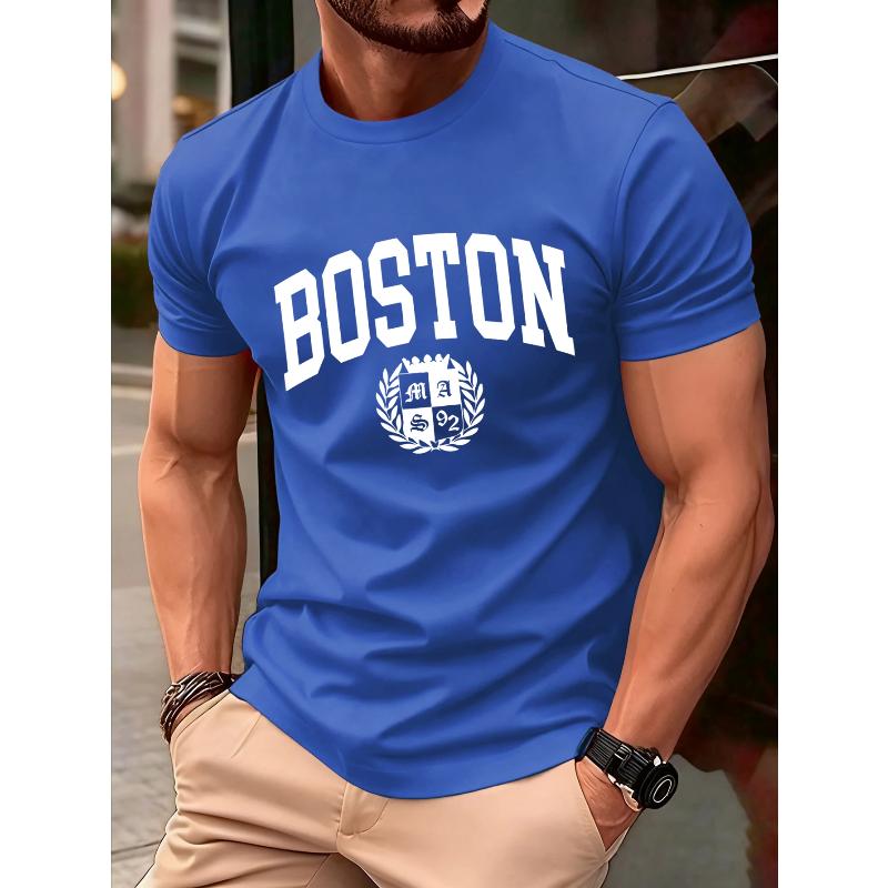 Cotton Printed Men's Fashion Loose Top Casual T-Shirts Men’s