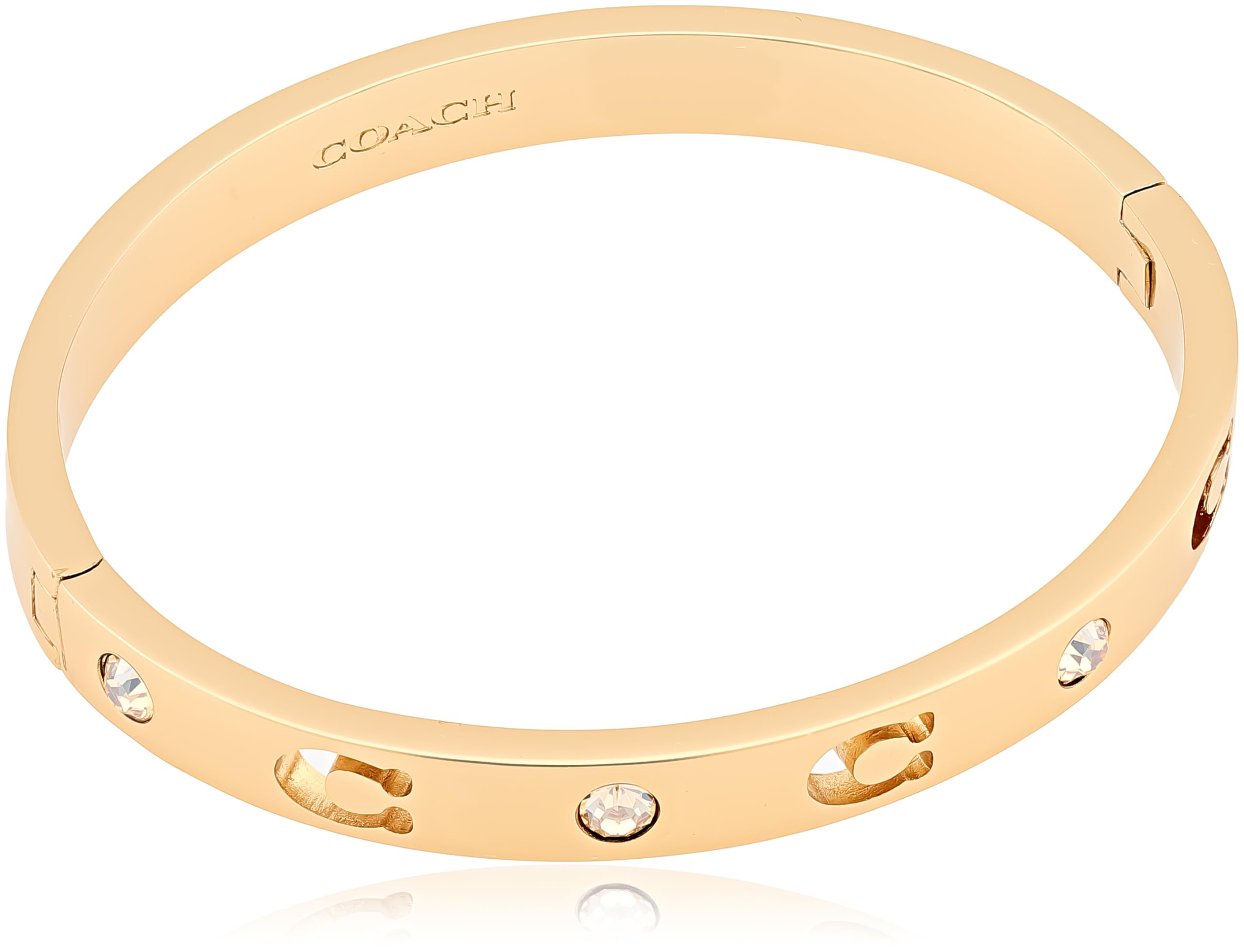 

Латунний браслет-бенгл 37440616GLD710 [Coach] [Виріб] золотий