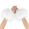 Imitation fox fur sleeves, wrist sleeves, imitation fur fur wristbands, autumn and winter warm plush sleeve accessories