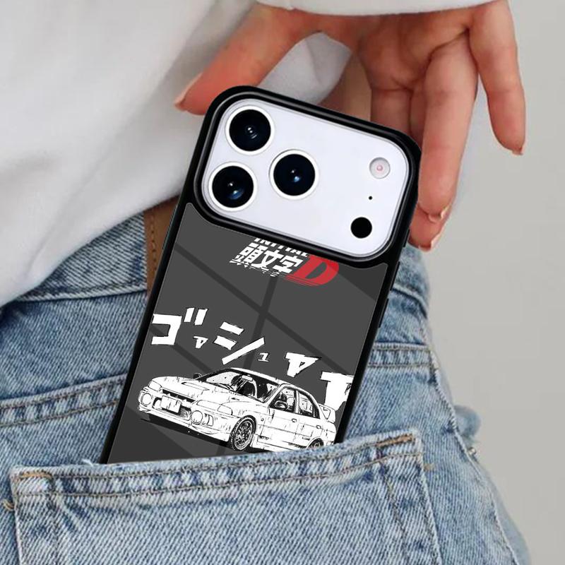 

Japan Anime I-nitial D Car Phone Case for iPhone 16e 15 14 13 12 17 Pro Max Plus Air 17pro Cover Coque iPhone 16 Pro Max