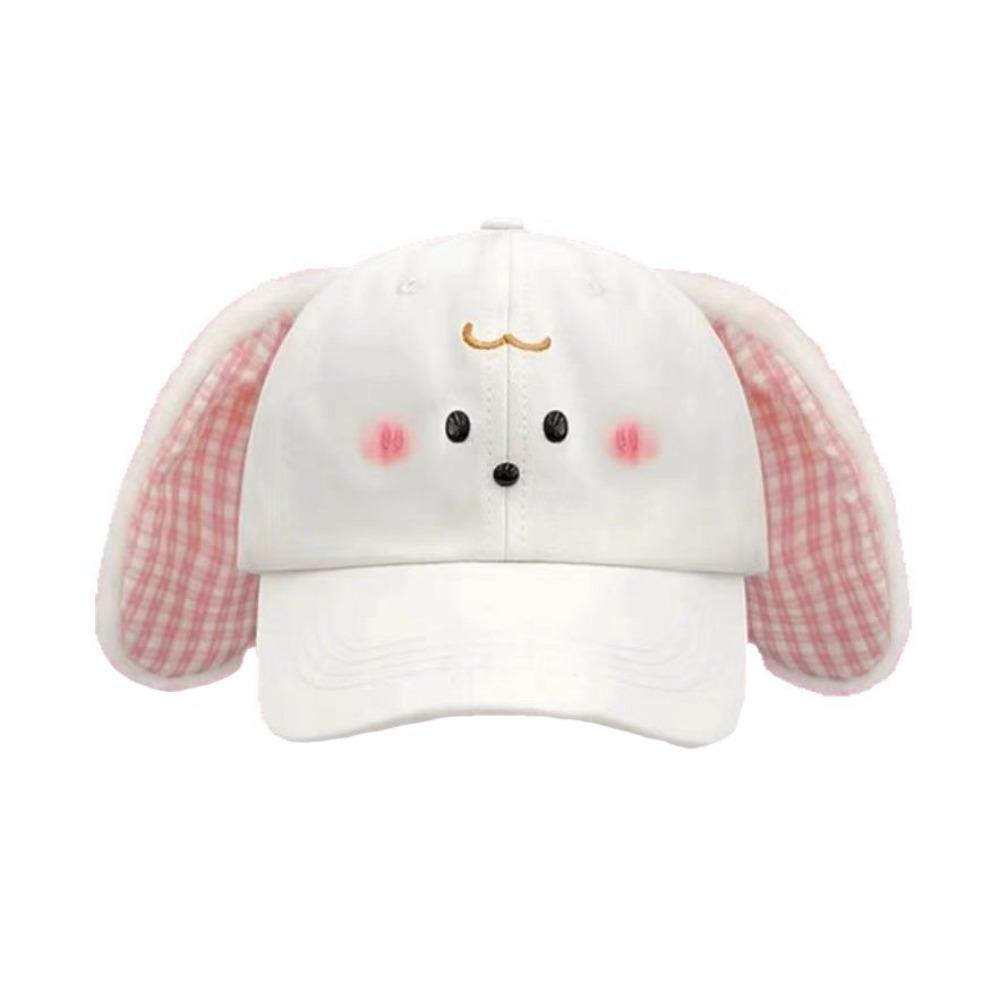 

Джинсовая кепка с большой головой, мультяшные собачьи уши, солнцезащитная кепка, модная плюшевая кепка-щенок, для путешествий бежевый