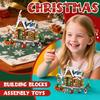 Christmas Small House Small ParticleAssembly Building Block House Toys