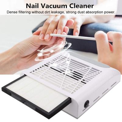 80W Nail Vacuum Cleaner High Power Nail Dust Collector Cleaner For Manicure Machine Nail Salon Equipment