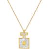 Shell Perfume Minimalist Furnace Real Gold Necklace Female Collarbone Chain Accessories