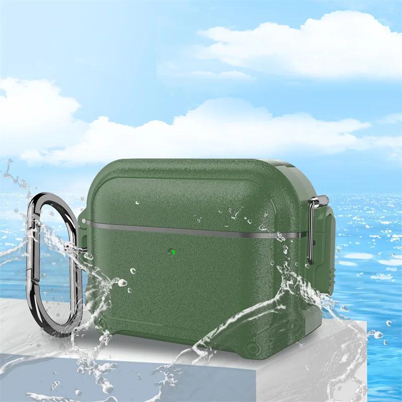 Anti-Scratch Waterproof Case For AirPods 1/2/3/4, Pro & Pro 2  – Bluetooth Switch Protective Cover For Apple Earbuds