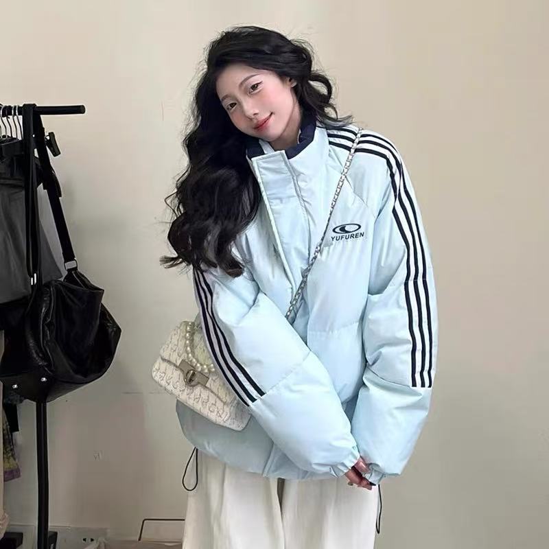 Korean Style Loose Cotton Coat for Women Winter Thickened New Style Cotton Coat and Jacket