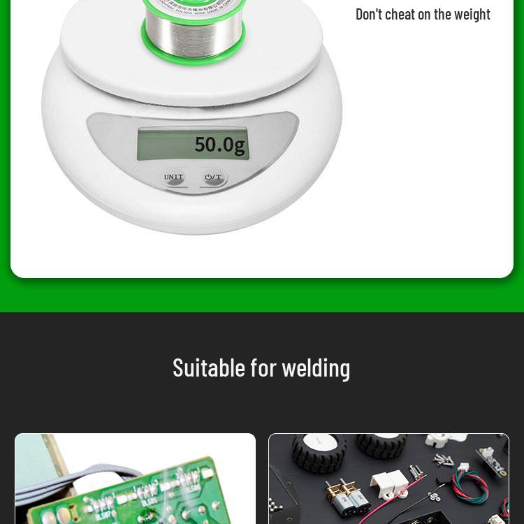 Lead-Free 1.0mm Rosin Core Solder Wire for Low-Temp Repairs