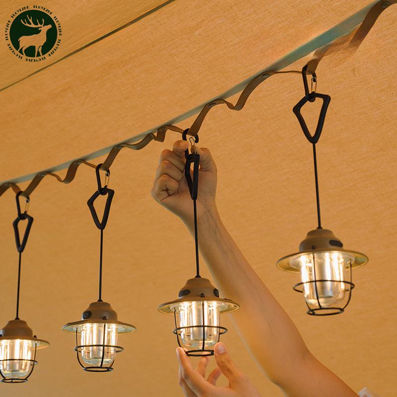 Retro Pinecone Lantern - Ultra-Long Battery Outdoor Camping & Tent Lamp