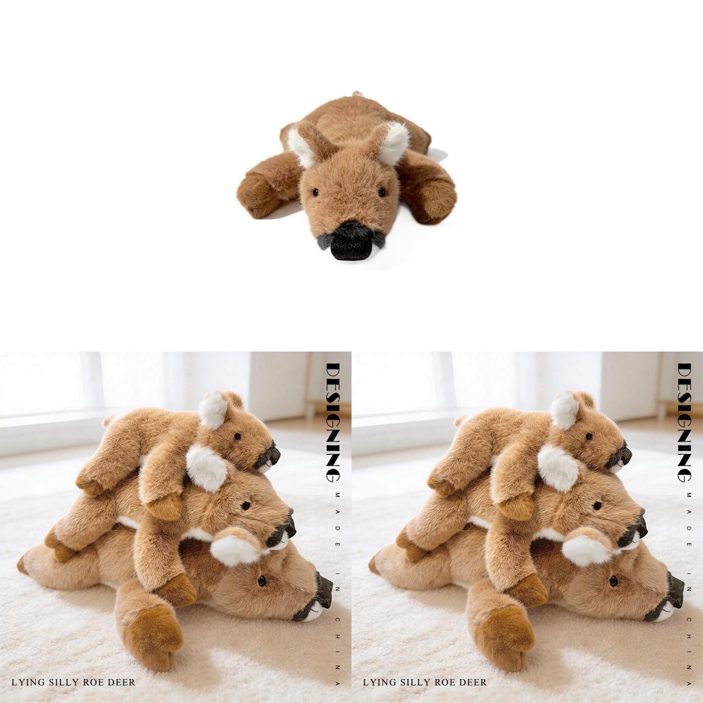 Plush Deer Toy With Pp Cotton Filling Perfect For Kids And Adults