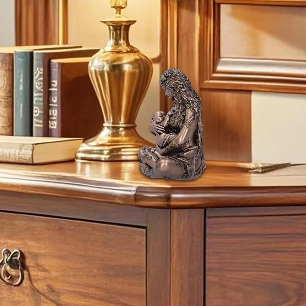 Mother Earth Resin Crafts Suitable For Mother's Day Christmas Decorations Home Gifts