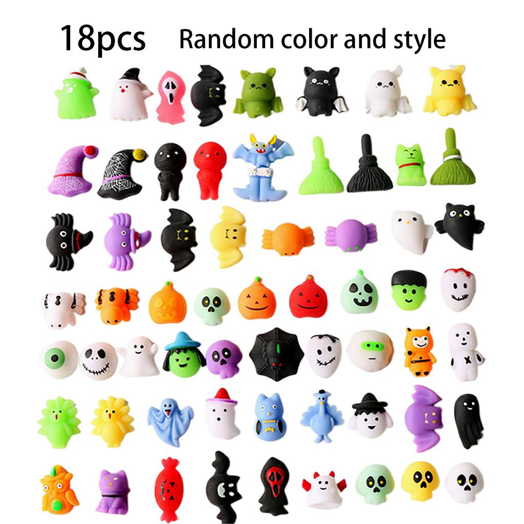 Halloween Pinch Music Dumpling Pumpkin Ghost Stress Relief And Release Toy
