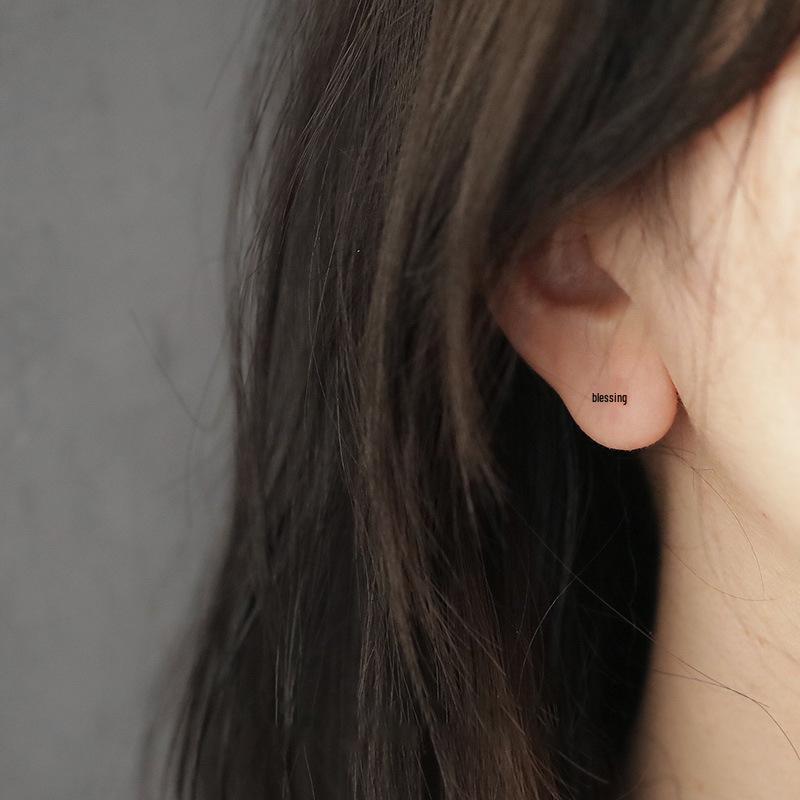 Gold-Plated Sterling Silver Four-Leaf Clover Stud Earrings