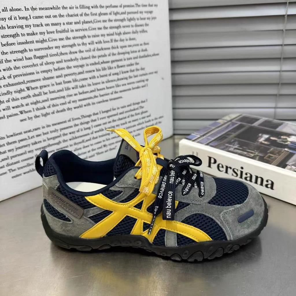 European Station Thick-soled Inner Height Increase German Training Shoes Women, Autumn New Versatile Mesh Sports and Leisure Shoes Forrest Gump Shoes