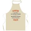 Planetee Kitchen Apron A Nordine Also Great | Original Humorous Gift for Cook Protective Clothing Blouse Barbecue