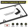 Trailer License Plate Bracket Holder Frame Kit for Boat ATV UTV RVs Trucks Utili