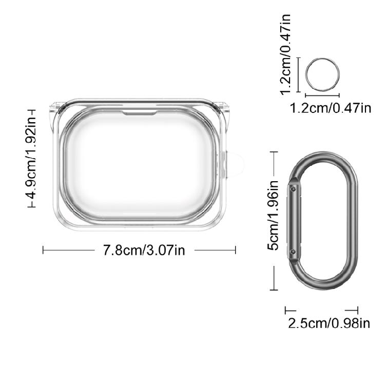 Funda de TPU para Auriculares Instalación Sencilla Almacenamiento de Auriculares Funda Suave de TPU para Auriculares Equipo de Protección Transparente para Oreja de Auricular(un)