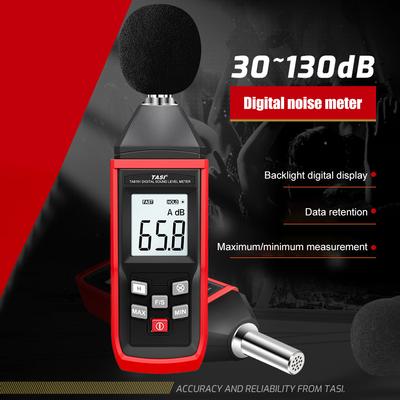 TA8151 Miernik Poziomu Dźwięku Decybelomierz Cyfrowy Audio z Podświetleniem
