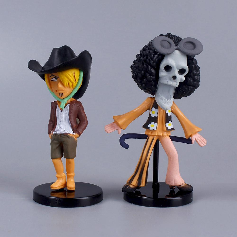One Piece Cartoon Pvc Toy Set For Home Office Display And Collection