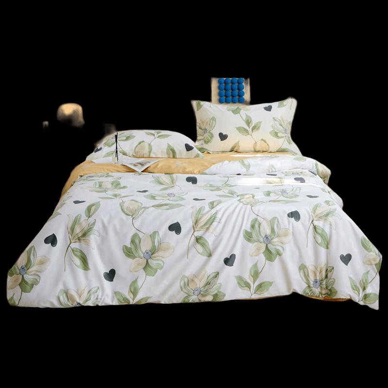 Hengyuanxiang 100% Cotton 4-Piece Bedding Set