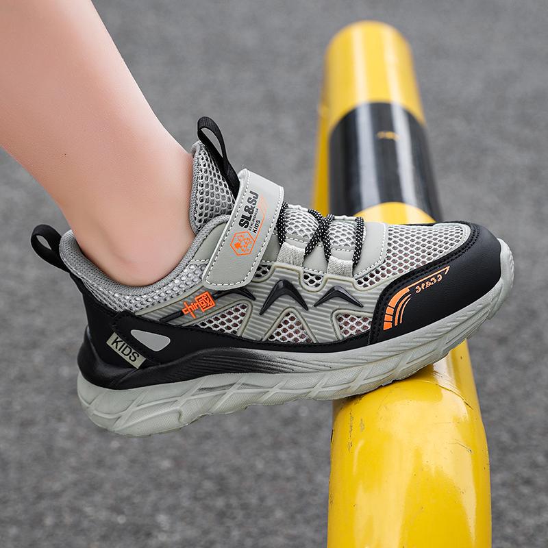 Boys' Breathable Mesh Running Shoes for Spring/Autumn 2024 - New Style for Older Children