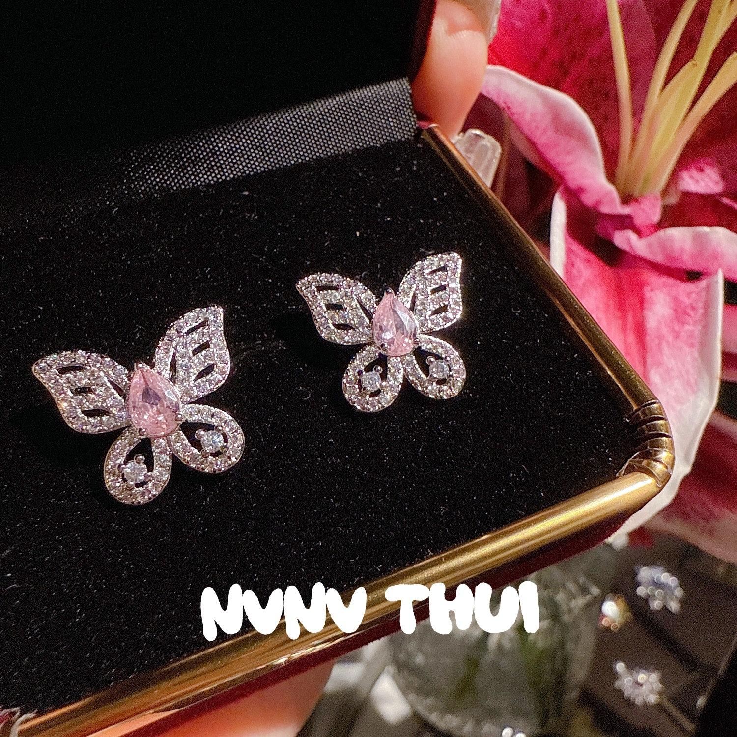 Jewelry, Rainbow Wreath Crown Water Drop Gem Necklace, Heron Feather Crown, Color Diamond Flowering Fringed Earrings, Brooch