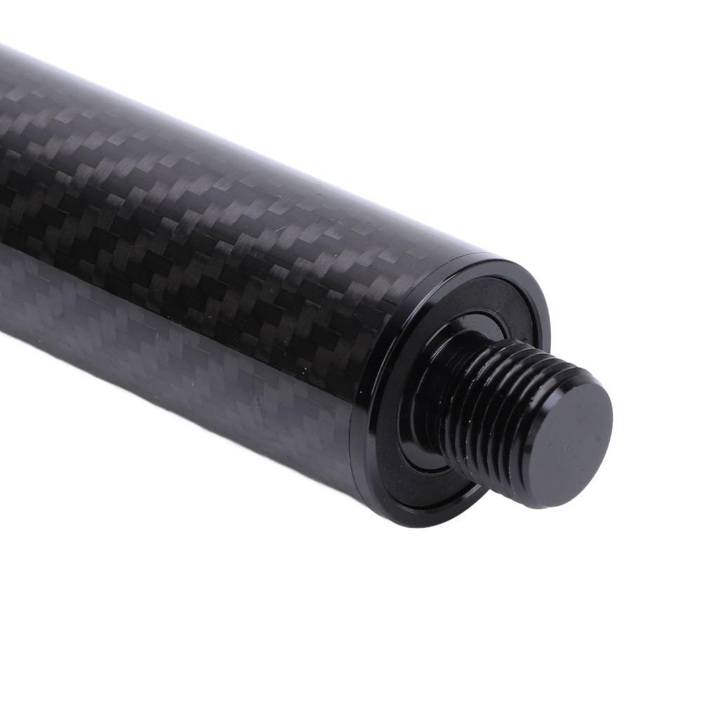 Black Pool Cue Extension Carbon Fiber Inch Carbon Fiber Pool Billiard Cue Extender Pool Practice чёрный
