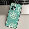 Stripes Anchor Boat Ship Wheel Case For OnePlus Nord CE 5 3 4 Lite N20 N30 OnePlus 15 R 13T 10T 9 10 Pro 11 12 13 13R Cover