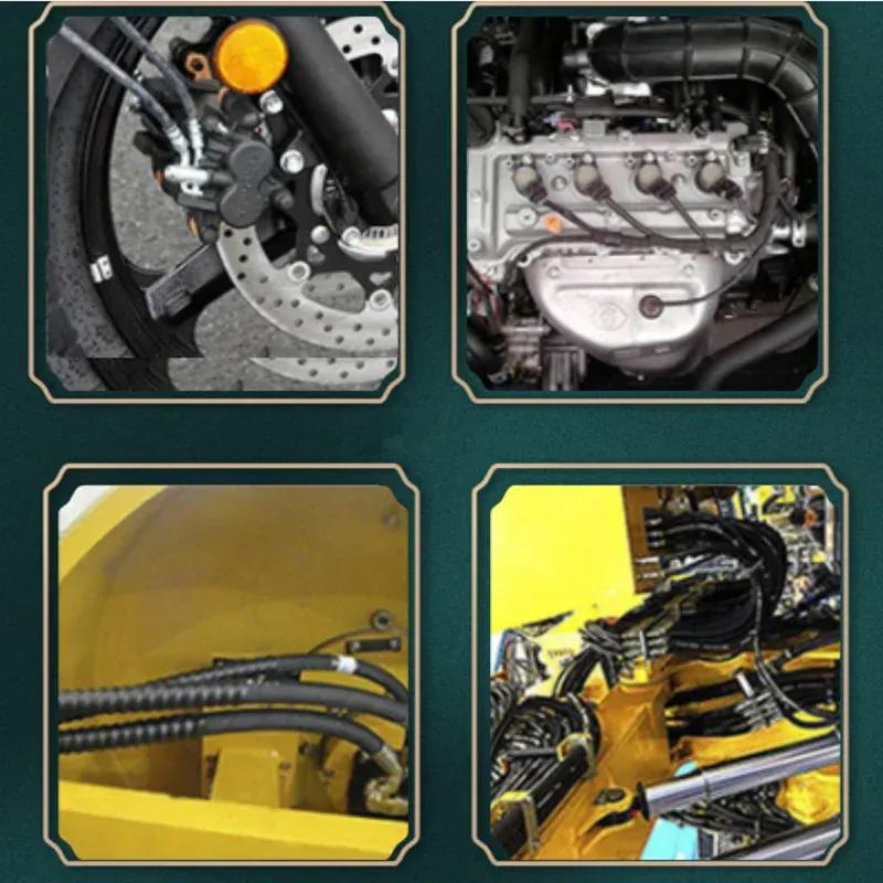1M High Temperature Oil Resistant Car Gasoline Hose NBR Rubber Fuel Tube Motorcycle High Pressure Diesel Pipe Water Cooling Pipe