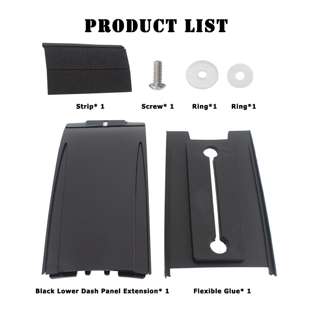 Motorcycle Accessories ABS Plastics Lower Dash Panel Extension For Harley Softail Fatboy Heritage Standard Night Train 2000-2017