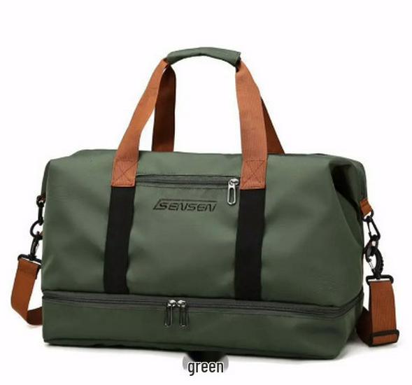 Unisex Large Capacity Canvas Travel Bag for Short Trips