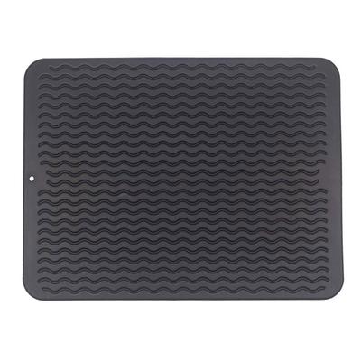 Silica Gel Wide Applications Silicone Drain Pad With Drain Groove Counter Silicone Drain Pad
