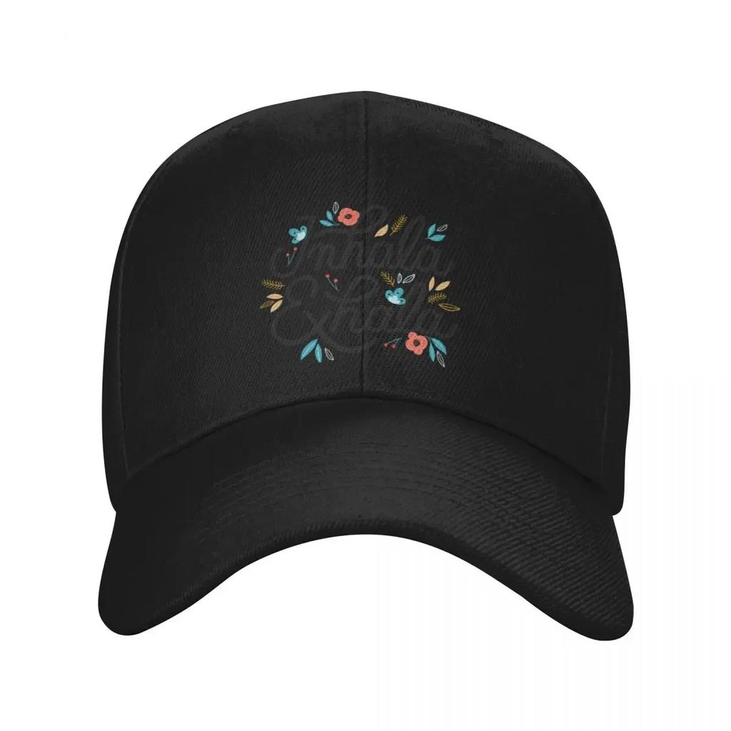 Inhala Exhala Baseball Cap Party Hat Birthday Hats On Offer Derby Hat Mens Caps Womens