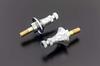 PMC Turn Signal Stay Z2 Type Universal Very Short Chrome Plated Set of 2 (PMC) 156-4113
