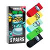 Among Us Boys Character Calf-Length Socks (Pack of 5)