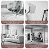 Transparent PE Furniture Protection Cover Elastic Edges Disposable Bed Cover  Bed
