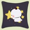 Cartoon Bubu Dudu Pillow Covers Cartoon Sofa Decorative Home Double-sided Printing Short Plush Cute Cushion Cover
