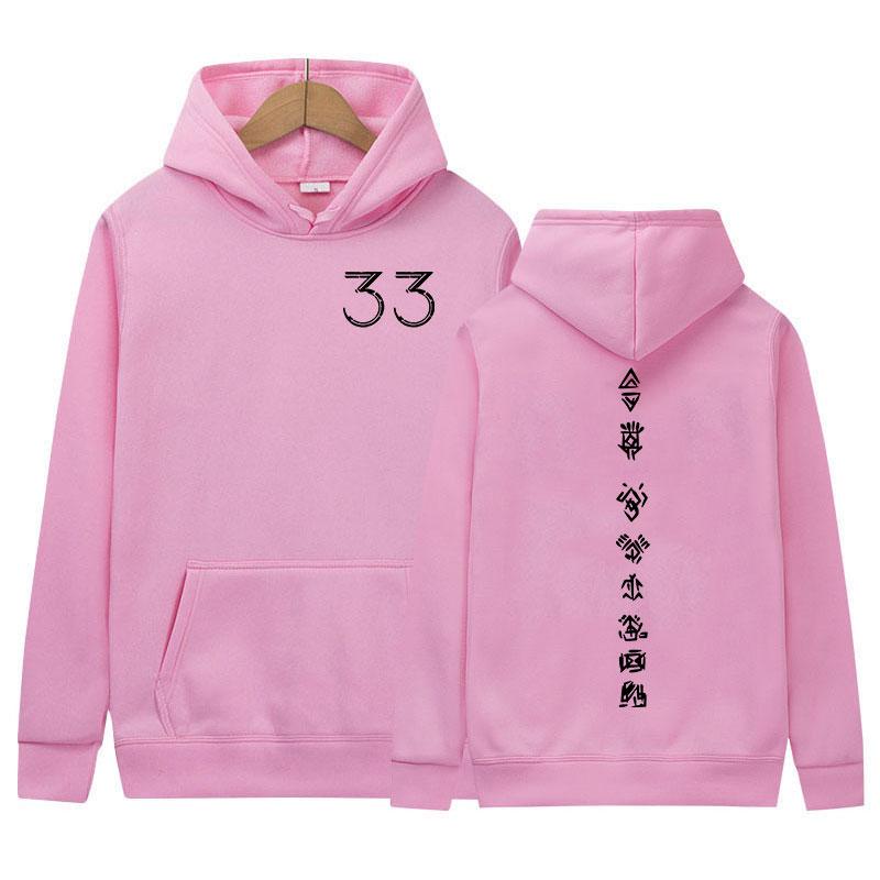 Sudadera con capucha de poliéster Those Who Come After Expedición 33 Patrón Casual Holgada sin cierre Prendas de calle Ropa de abrigo