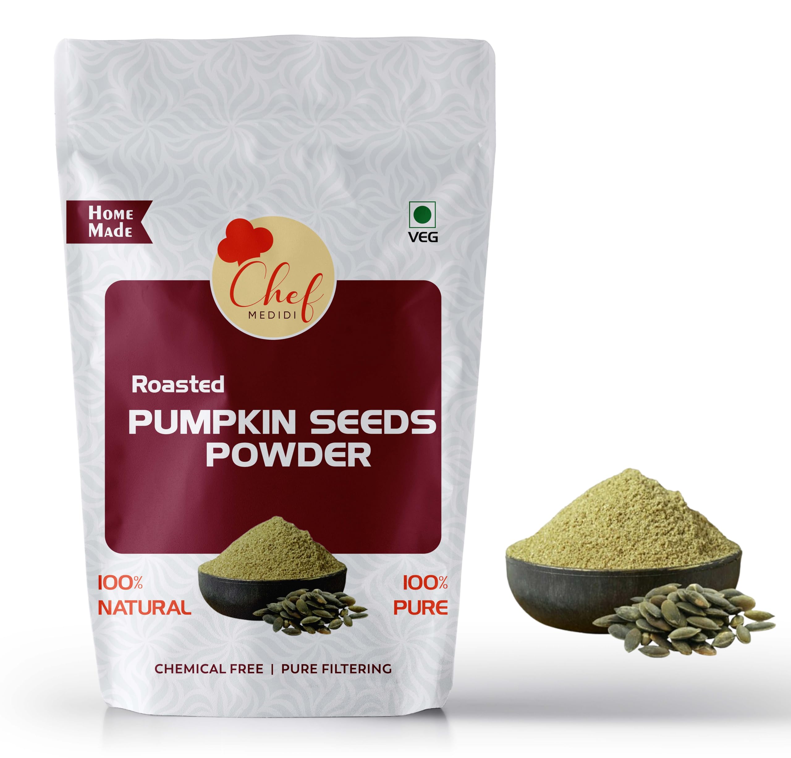

Roasted Pumpkin Seeds Powder | Pepitas | High in Protein & Fiber | Rich in Magnesium & Zinc | Weight Loss & Immunity Booster | 100% Natural(250 G